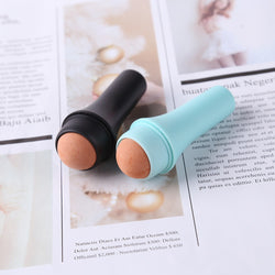 Face Oil Absorbing Roller Volcanic Stone T-zone Massage Stick