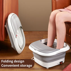 Foldable Foot Bath Massager With Bubble Infrared Heating Foot Soak Massage