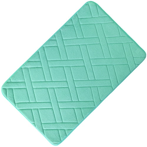 Embossing Microriber sponge bath mat